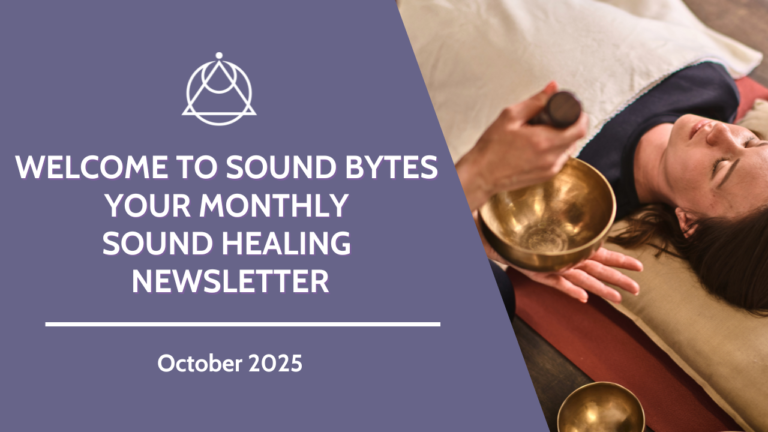 The Sound Healing Academy October Newsletter