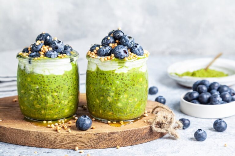 Matcha Chia Pudding That Works With Your Body’s GLP-1